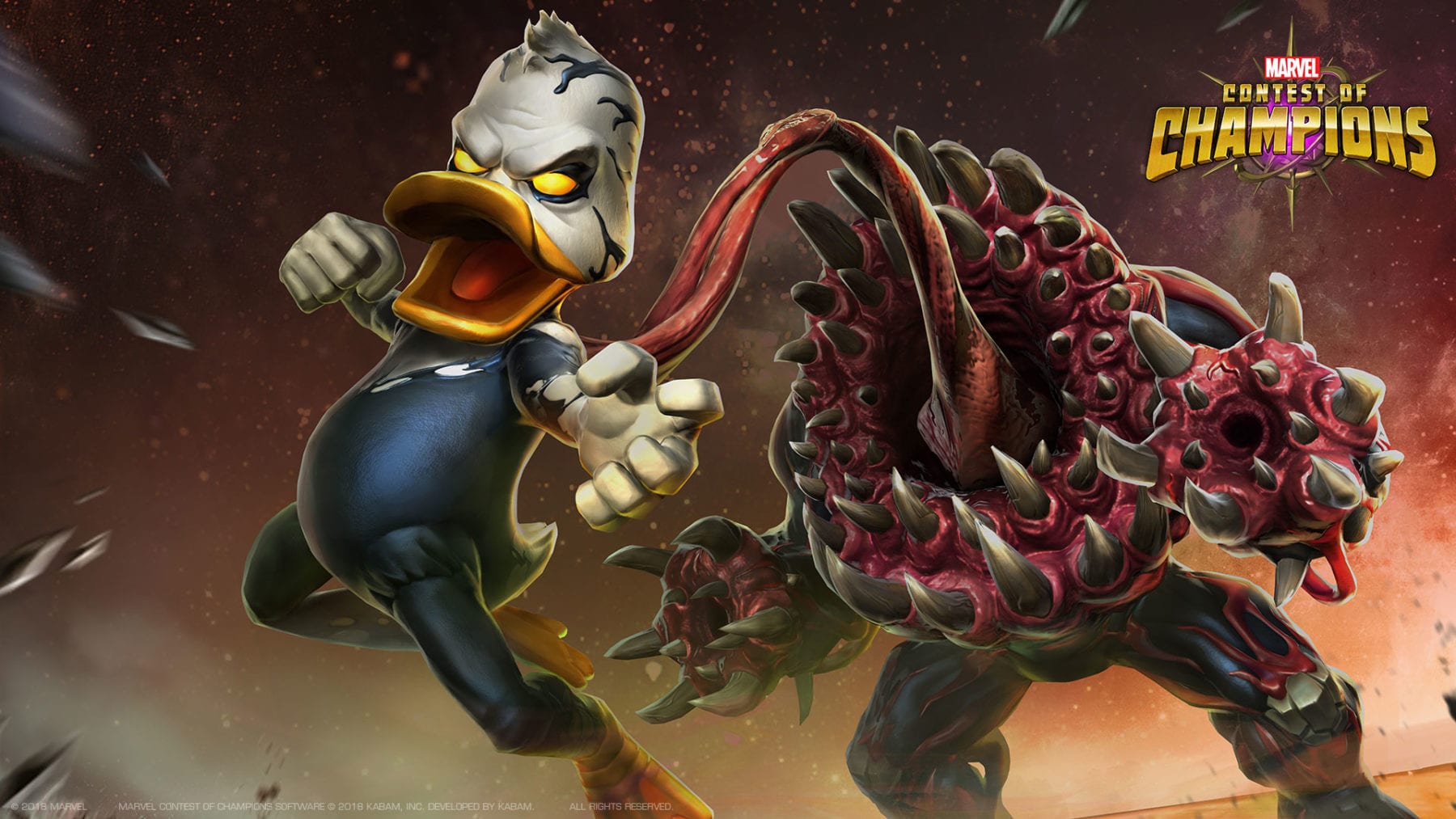 Venom The Duck Joins Marvel Contest Of Champions Venom the duck is making quick work out of rol fights, uncollected boss fights and many other. venom the duck joins marvel contest of